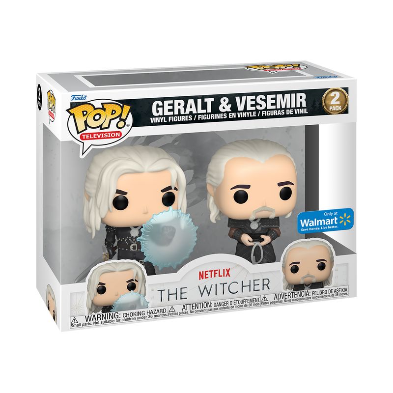 Фигурка Funko Pop Witcher - Geralt and Vesemir / Фанко Поп Ведьмак - Геральт и Весемир